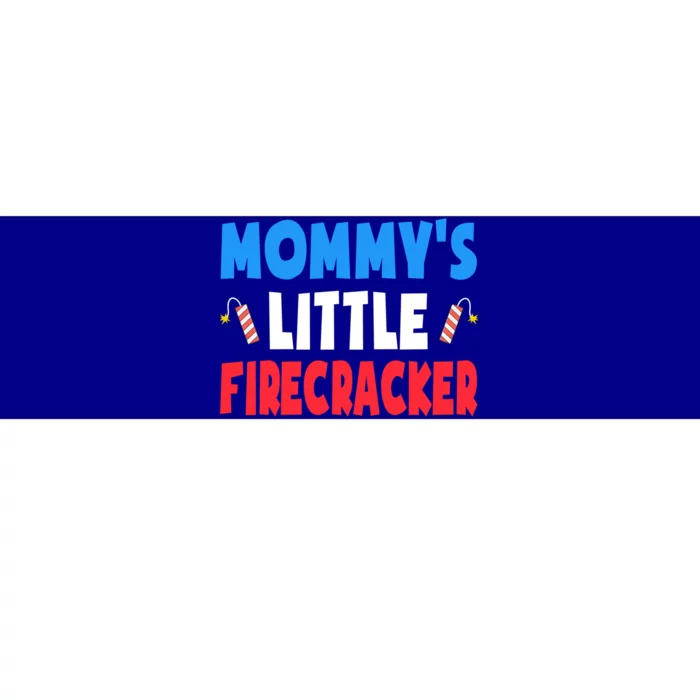 Mommys Little Firecracker 4th Of July Gift Son Gift Bumper Sticker