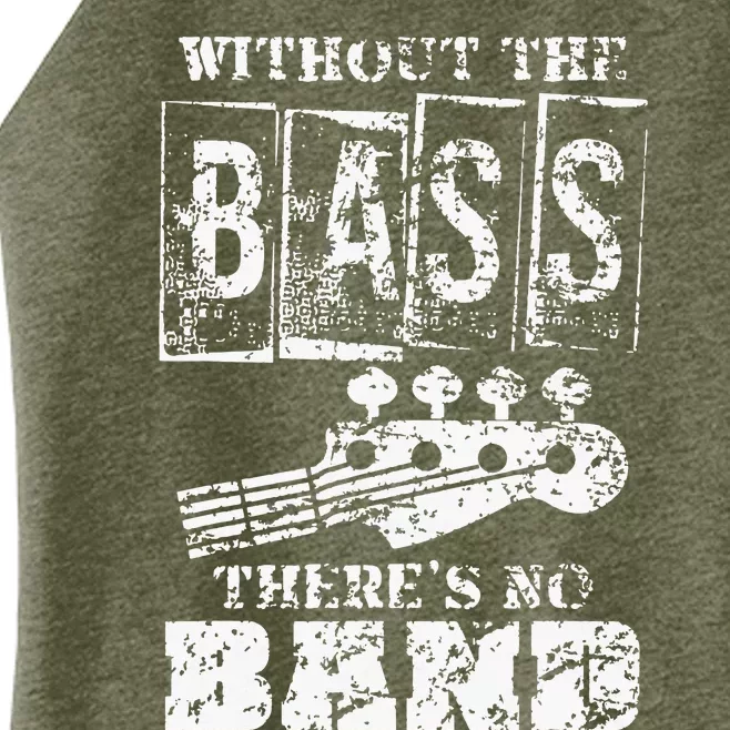 Music Lover Gift Idea Bass Player Bass Guitar Women’s Perfect Tri Rocker Tank