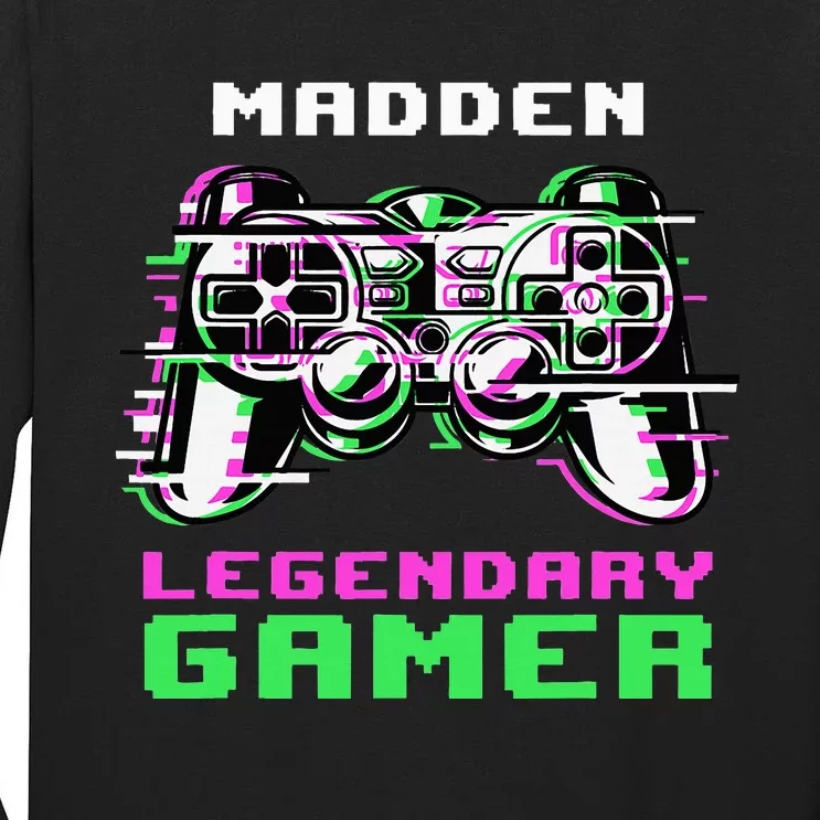 Madden Legendary Gamer Personalized Tall Long Sleeve T-Shirt