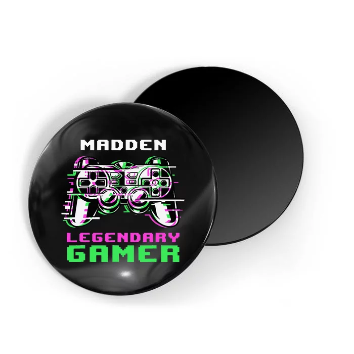 Madden Legendary Gamer Personalized Magnet