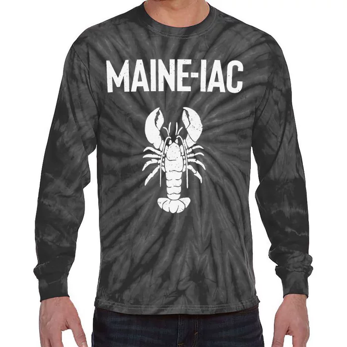 Maine Lobster Gift Lobster Fishing Trip Lobstering Fisherman Tie-Dye Long Sleeve Shirt