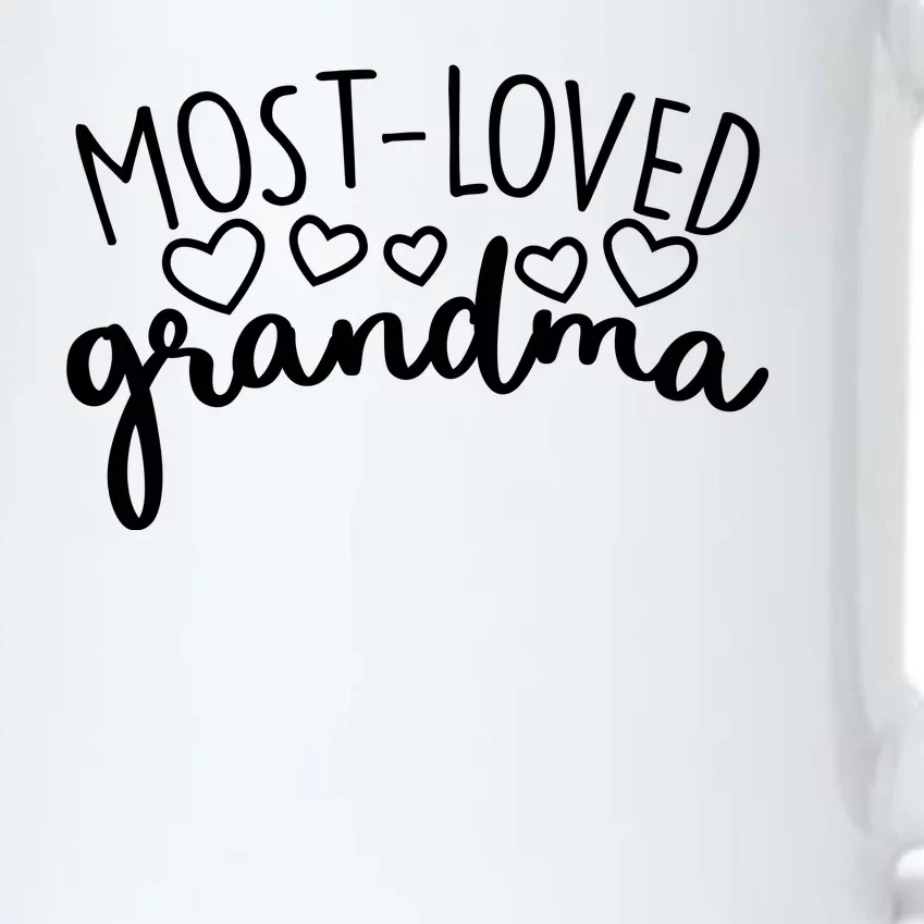 Most Loved Grandma Black Color Changing Mug