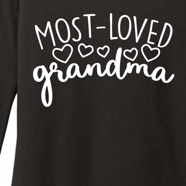 Most Loved Grandma Womens CVC Long Sleeve Shirt