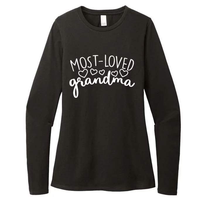 Most Loved Grandma Womens CVC Long Sleeve Shirt