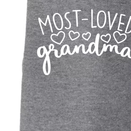 Most Loved Grandma Doggie 3-End Fleece Hoodie