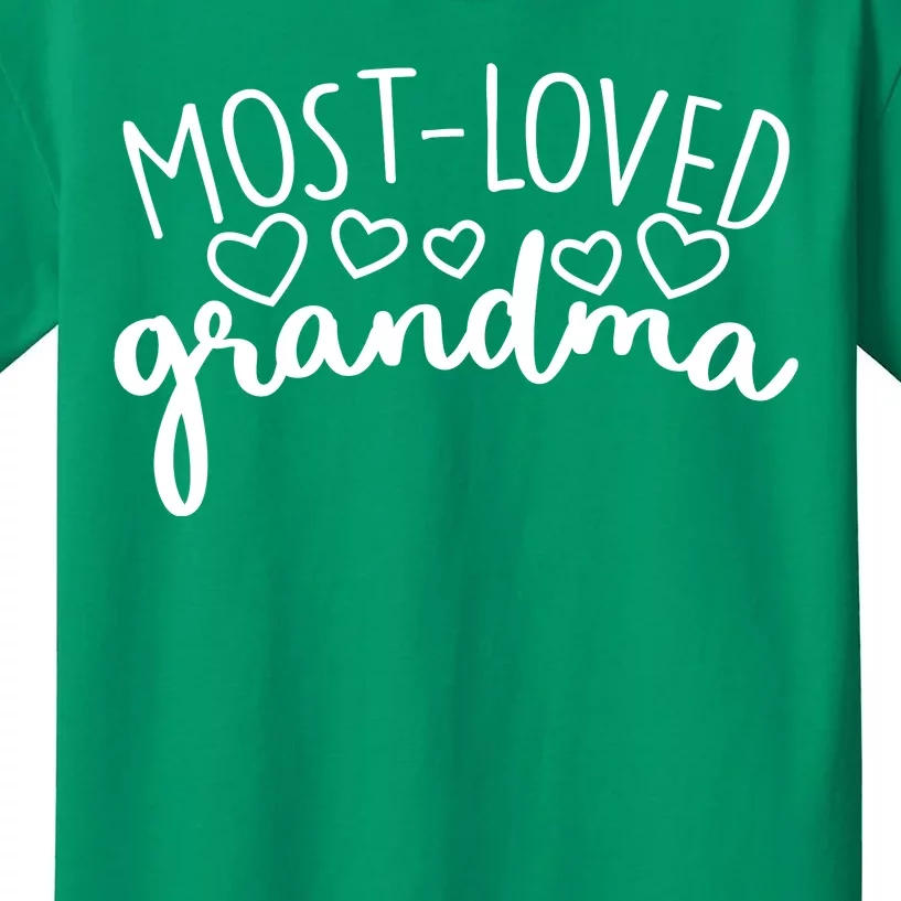 Most Loved Grandma Kids T-Shirt