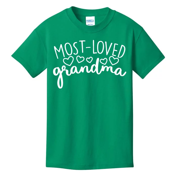 Most Loved Grandma Kids T-Shirt