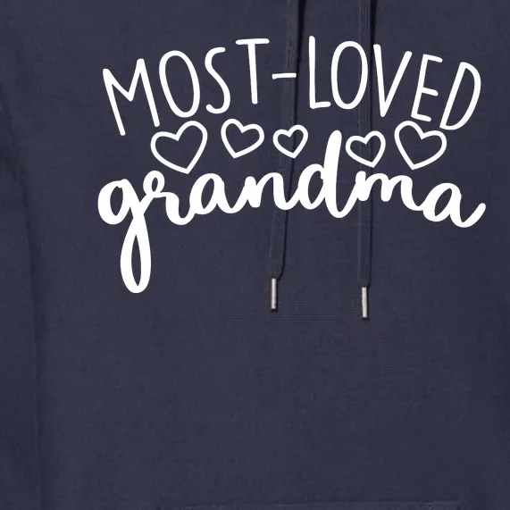 Most Loved Grandma Premium Hoodie