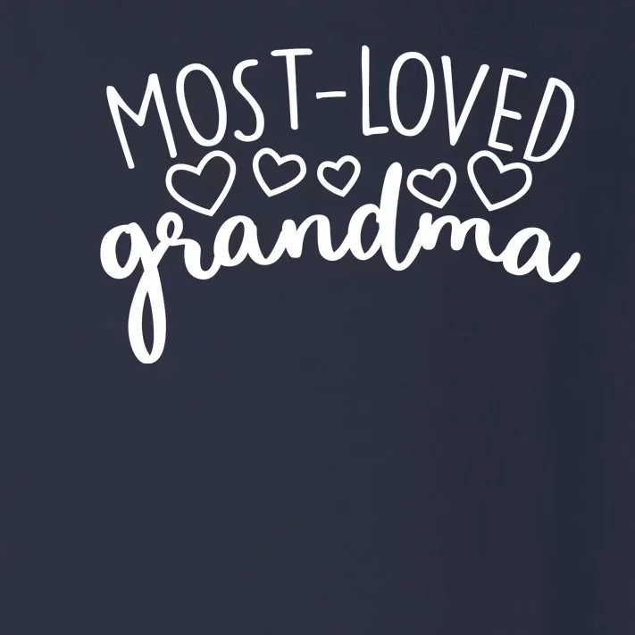 Most Loved Grandma Toddler Long Sleeve Shirt