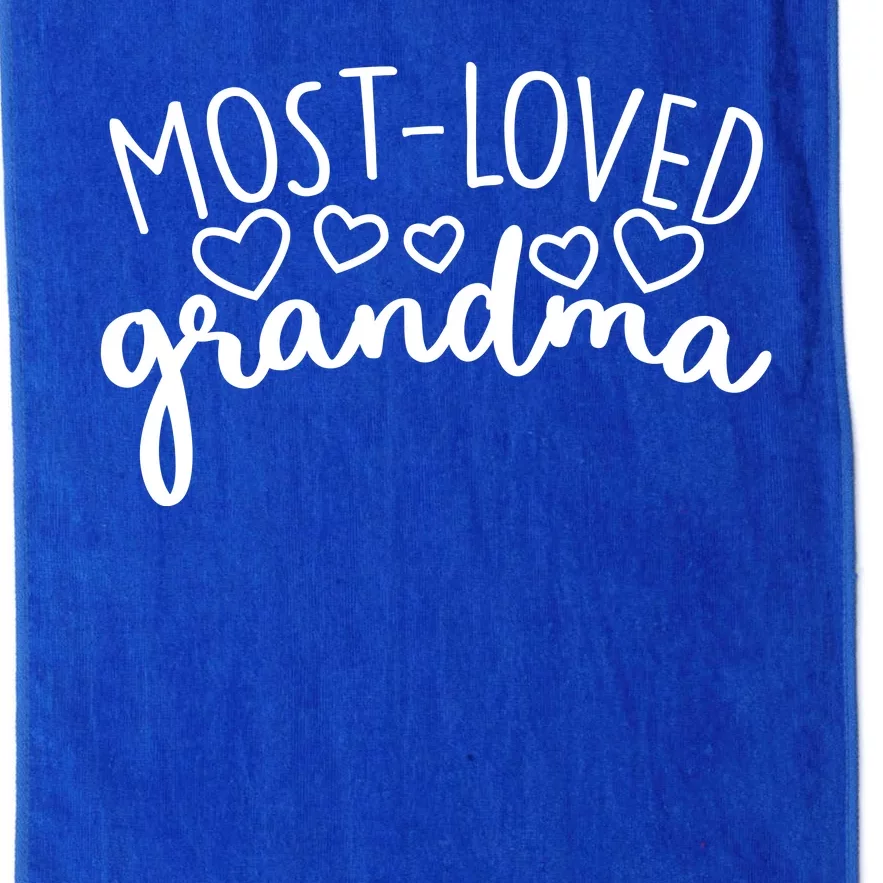 Most Loved Grandma Platinum Collection Golf Towel