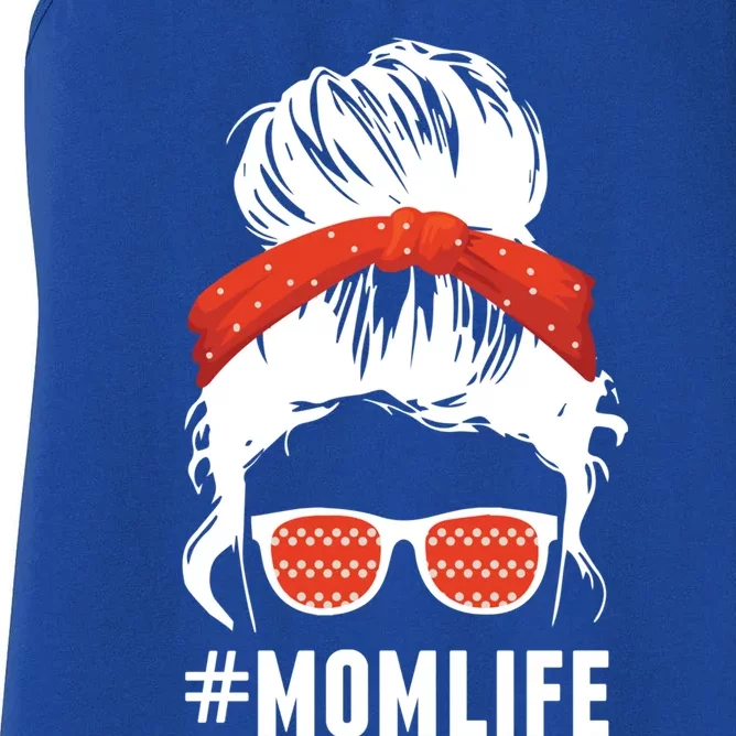 Mom Life Gift Women's Racerback Tank