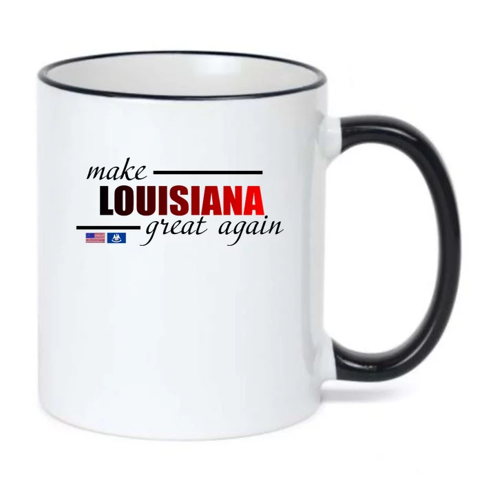 Make Louisiana Great Again Black Color Changing Mug