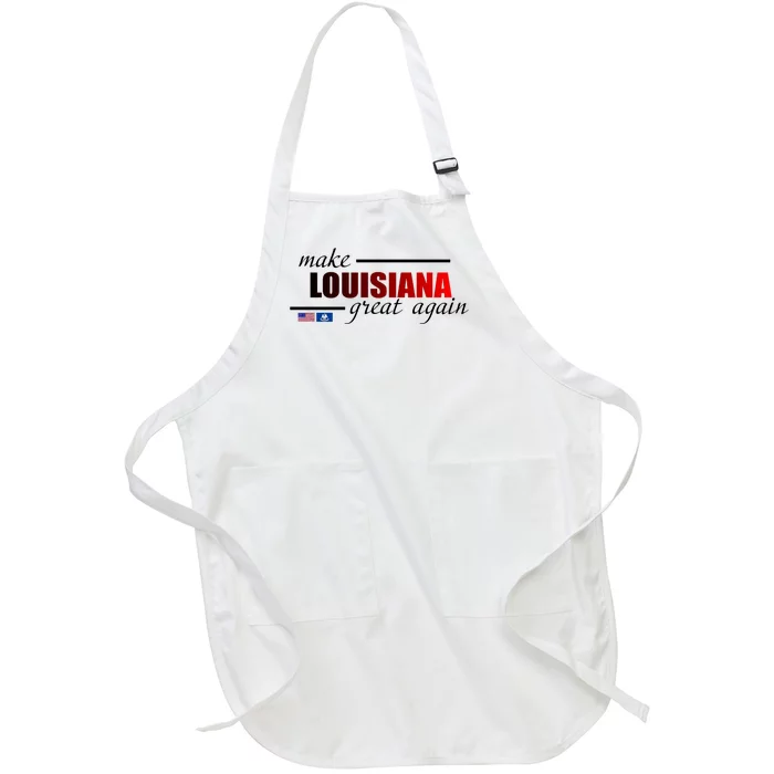 Make Louisiana Great Again Full-Length Apron With Pocket