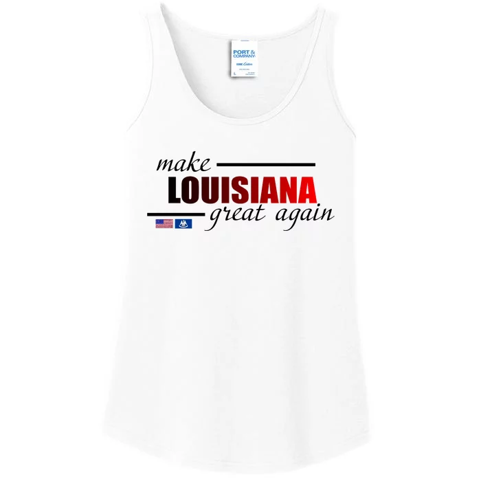 Make Louisiana Great Again Ladies Essential Tank