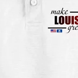 Make Louisiana Great Again Dry Zone Grid Performance Polo