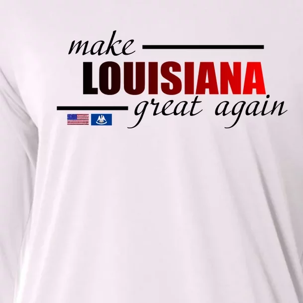 Make Louisiana Great Again Cooling Performance Long Sleeve Crew