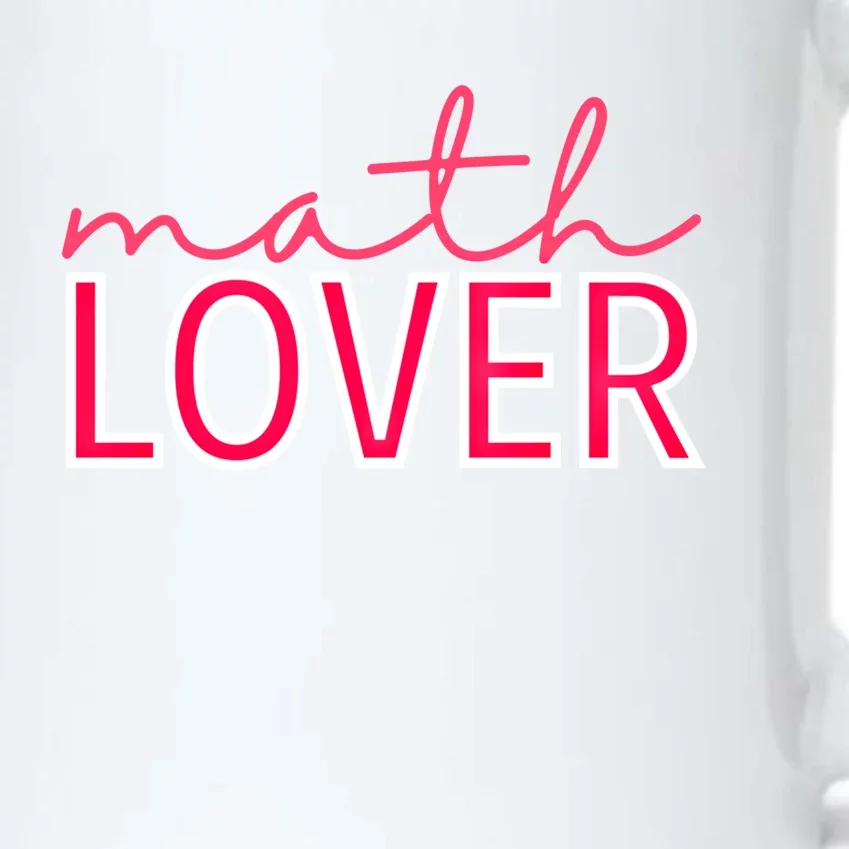 Math Lover Great Gift Valentine's Day For Teachers Gift Black Color Changing Mug