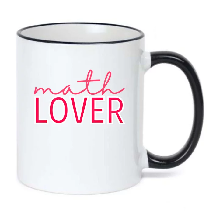 Math Lover Great Gift Valentine's Day For Teachers Gift Black Color Changing Mug