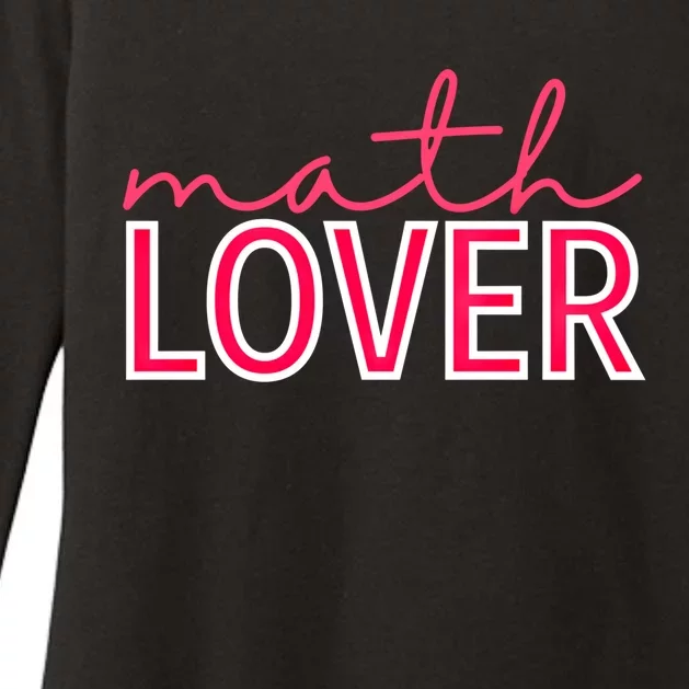 Math Lover Great Gift Valentine's Day For Teachers Gift Womens CVC Long Sleeve Shirt