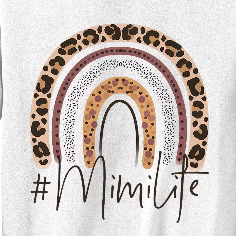 Mimi Life Grandma Cheetah Leopard  Christmas Fall Sweatshirt