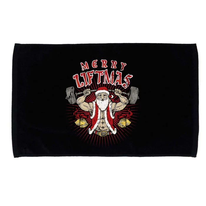 Merry Liftmas Gift Microfiber Hand Towel