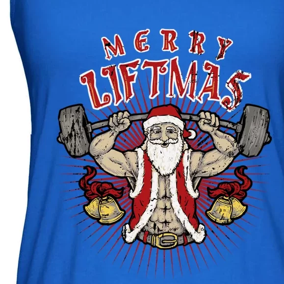 Merry Liftmas Gift Ladies Essential Flowy Tank