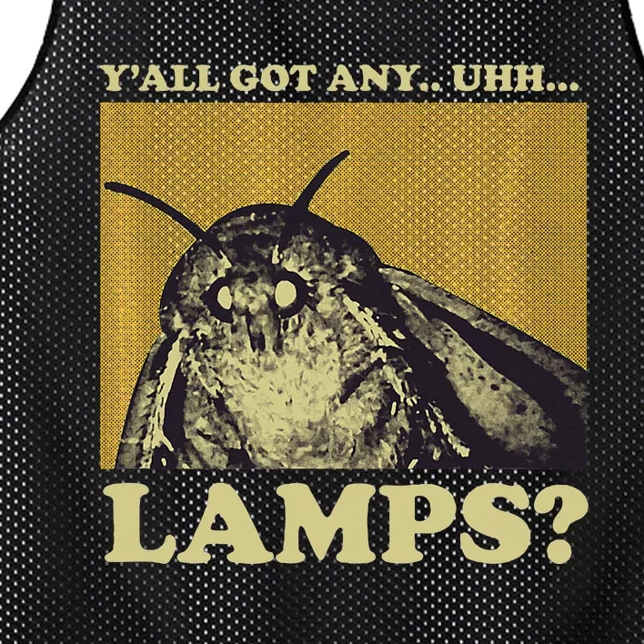 Moth Lamps Glow Insect Butterfly Mesh Reversible Basketball Jersey Tank