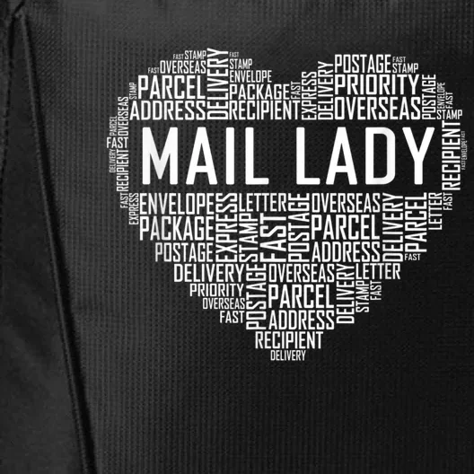 Mail Lady Heart Postal Office Worker Woman City Backpack