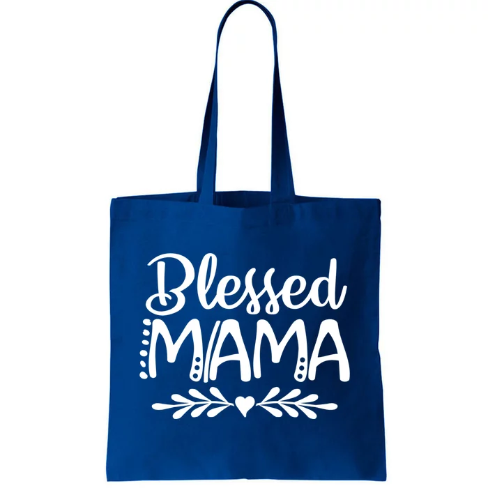 Mom Life Heart Graphic Blessed Mama Meaningful Gift Tote Bag