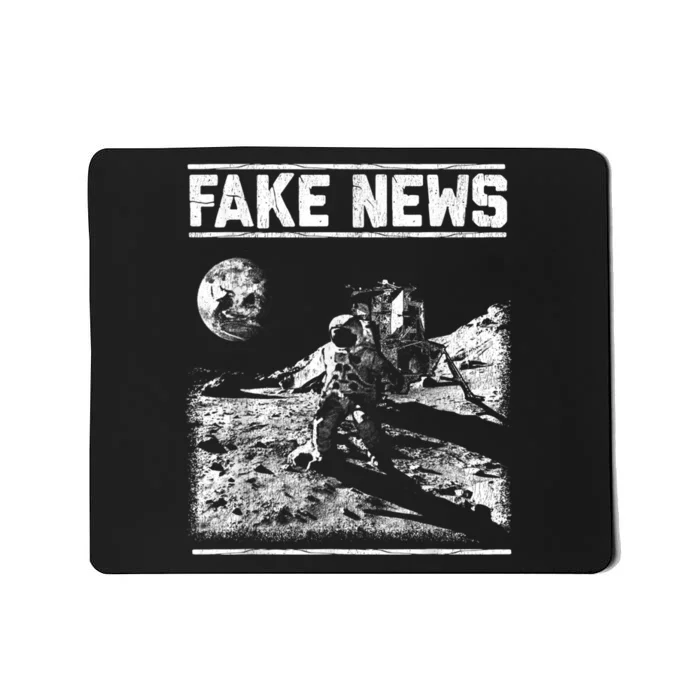 Moon Landing Hoax Apollo 11 1969 Conspiracy Theory Fake News Mousepad