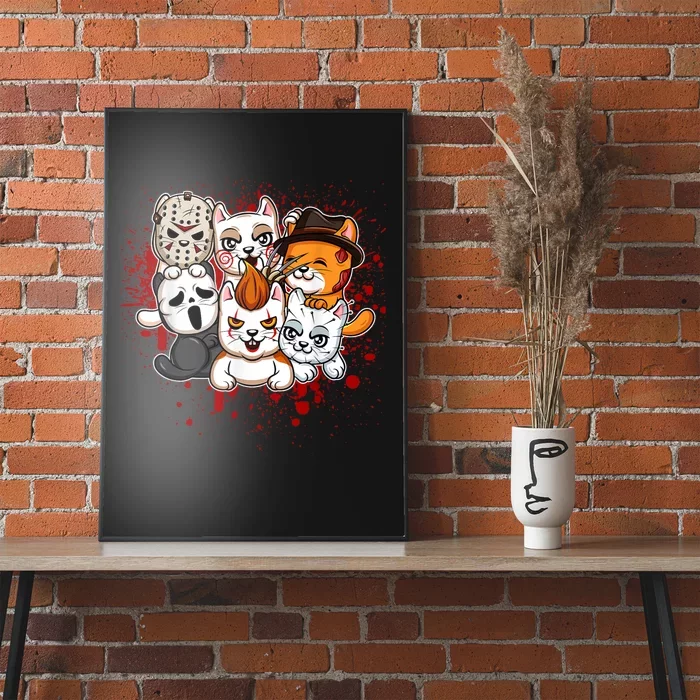 My Little Horror Crew Halloween Cats Poster