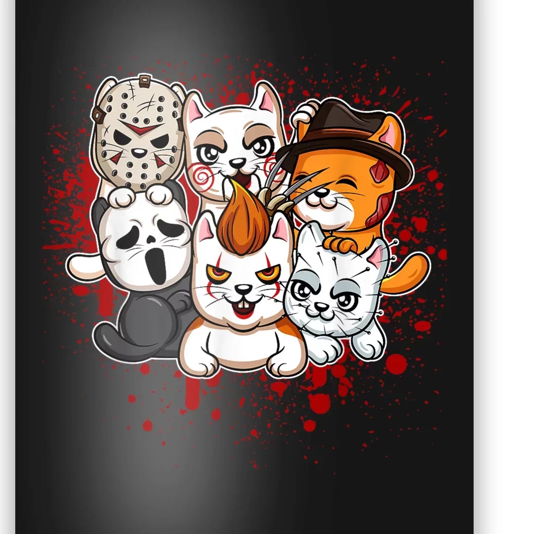 My Little Horror Crew Halloween Cats Poster