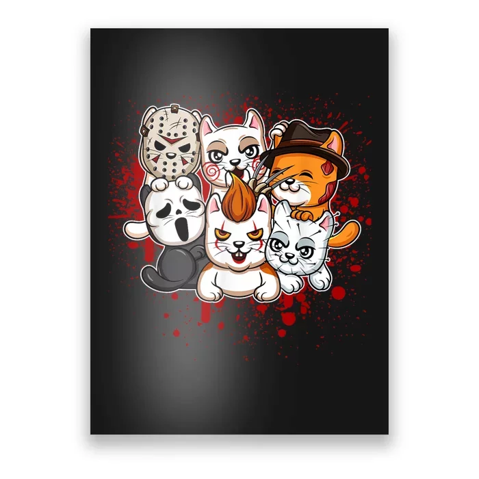 My Little Horror Crew Halloween Cats Poster