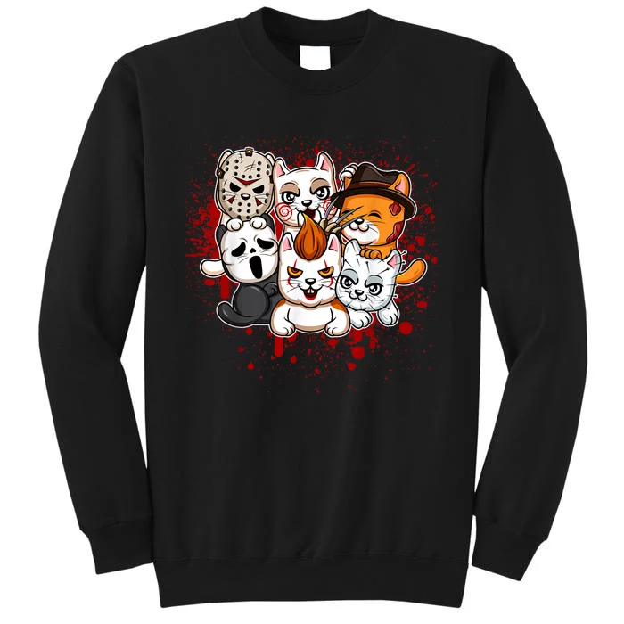 My Little Horror Crew Halloween Cats Tall Sweatshirt