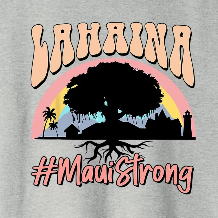 Maui Lahaina Hawaii Banyan Tree Strong Women's Crop Top Tee