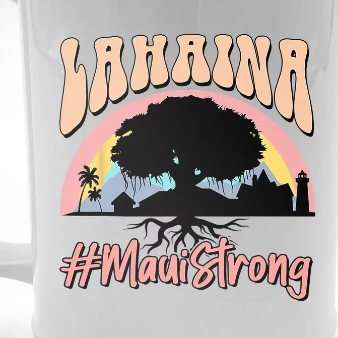 Maui Lahaina Hawaii Banyan Tree Strong Front & Back Beer Stein