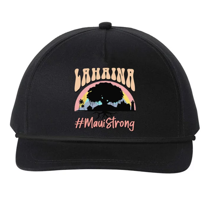 Maui Lahaina Hawaii Banyan Tree Strong Snapback Five-Panel Rope Hat