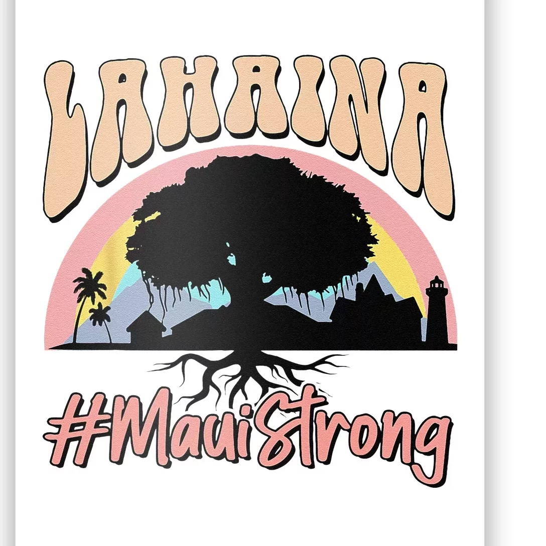 Maui Lahaina Hawaii Banyan Tree Strong Poster