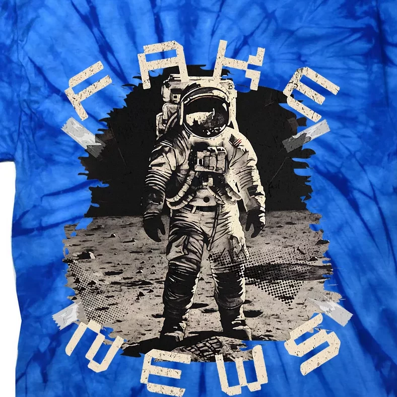 Moon Landing Hoax Apollo 11 Conspiracy Theory Fake News Tie-Dye T-Shirt