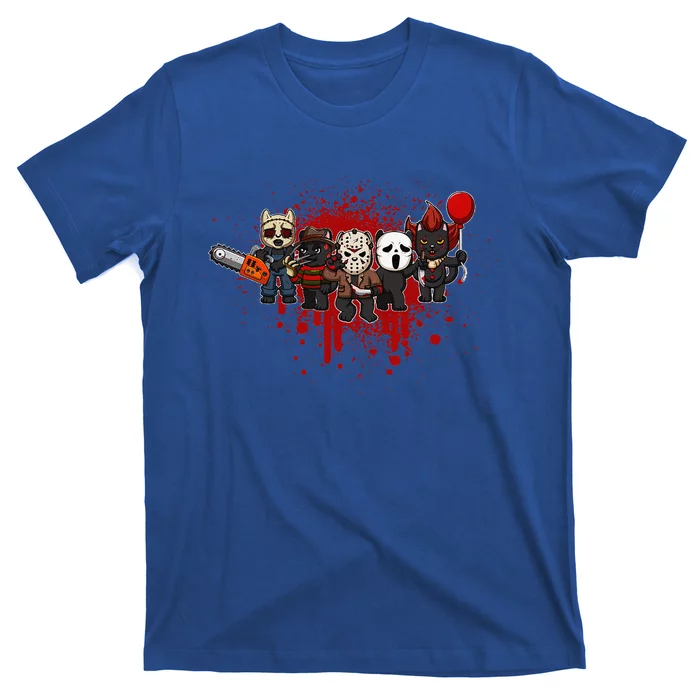 My Little Horror Crew Halloween Black Cat T-Shirt