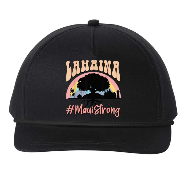 Maui Lahaina Hawaii Banyan Tree Strong Snapback Five-Panel Rope Hat