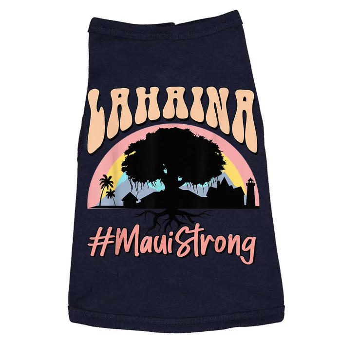 Maui Lahaina Hawaii Banyan Tree Strong Doggie Tank