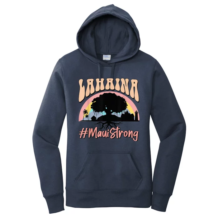 Maui Lahaina Hawaii Banyan Tree Strong Women's Pullover Hoodie