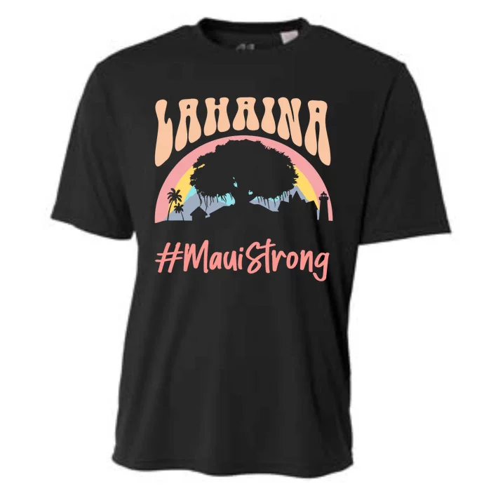 Maui Lahaina Hawaii Banyan Tree Strong Cooling Performance Crew T-Shirt