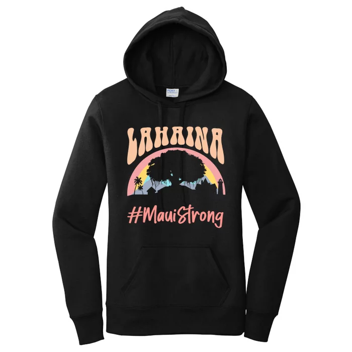 Maui Lahaina Hawaii Banyan Tree Strong Women's Pullover Hoodie