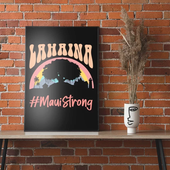 Maui Lahaina Hawaii Banyan Tree Strong Poster