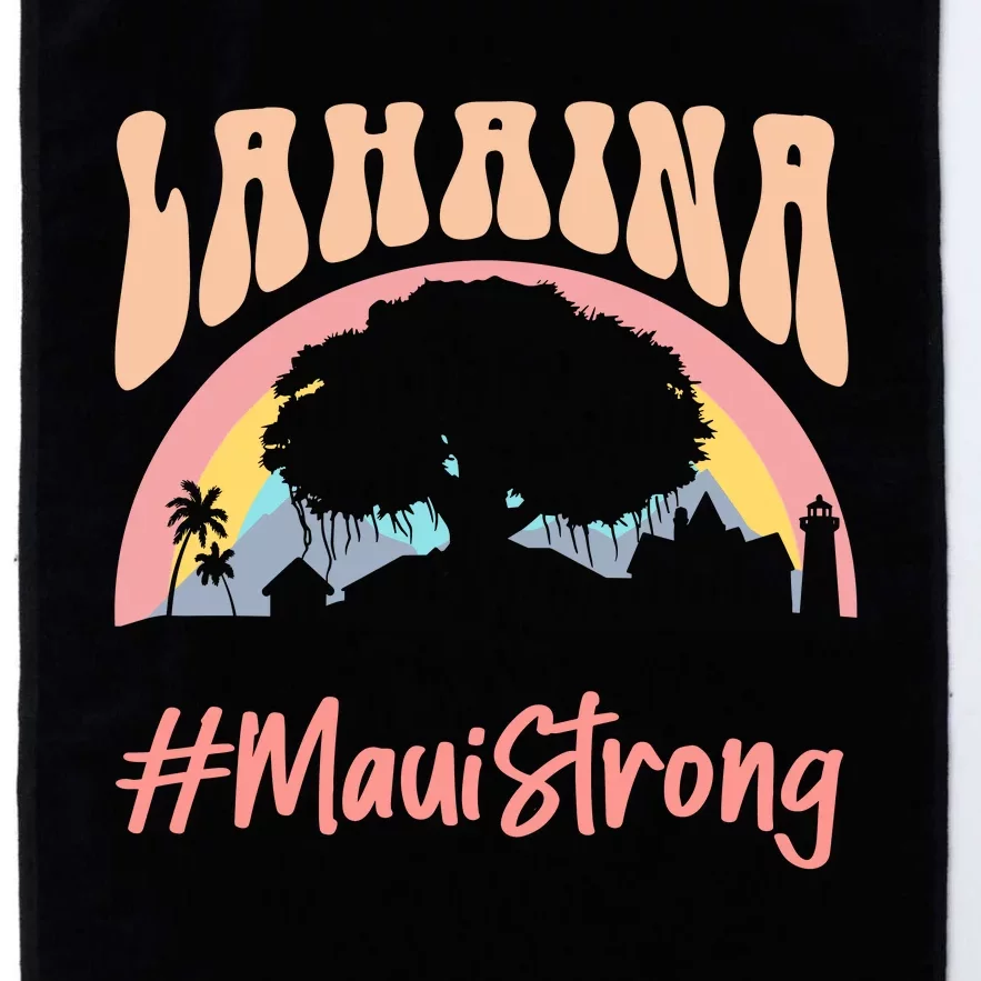 Maui Lahaina Hawaii Banyan Tree Strong Platinum Collection Golf Towel