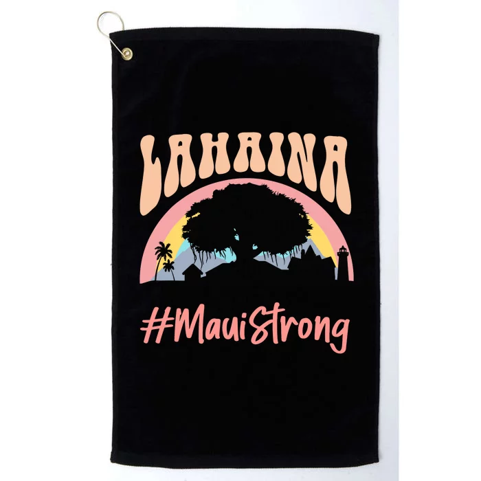 Maui Lahaina Hawaii Banyan Tree Strong Platinum Collection Golf Towel