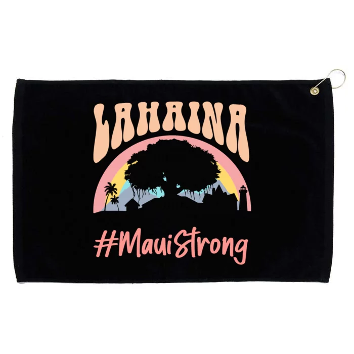 Maui Lahaina Hawaii Banyan Tree Strong Grommeted Golf Towel