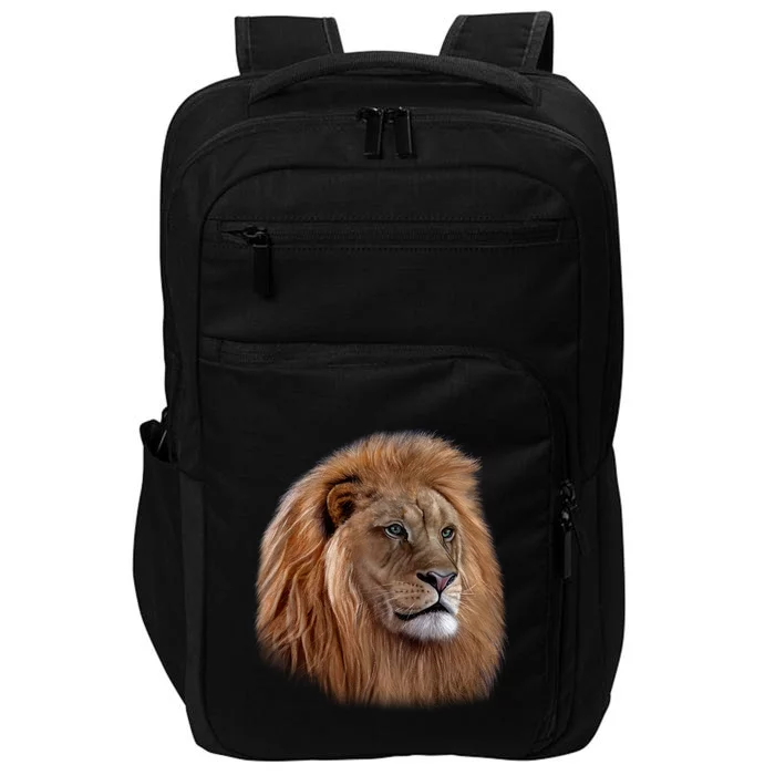 Majestic Lion Head Impact Tech Backpack